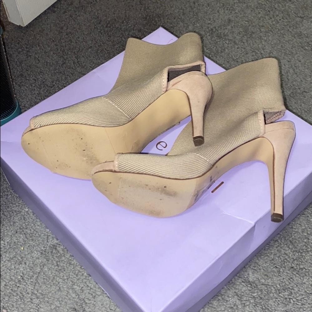 Madden girl peep toe sock booties! - Picture 3 of 3